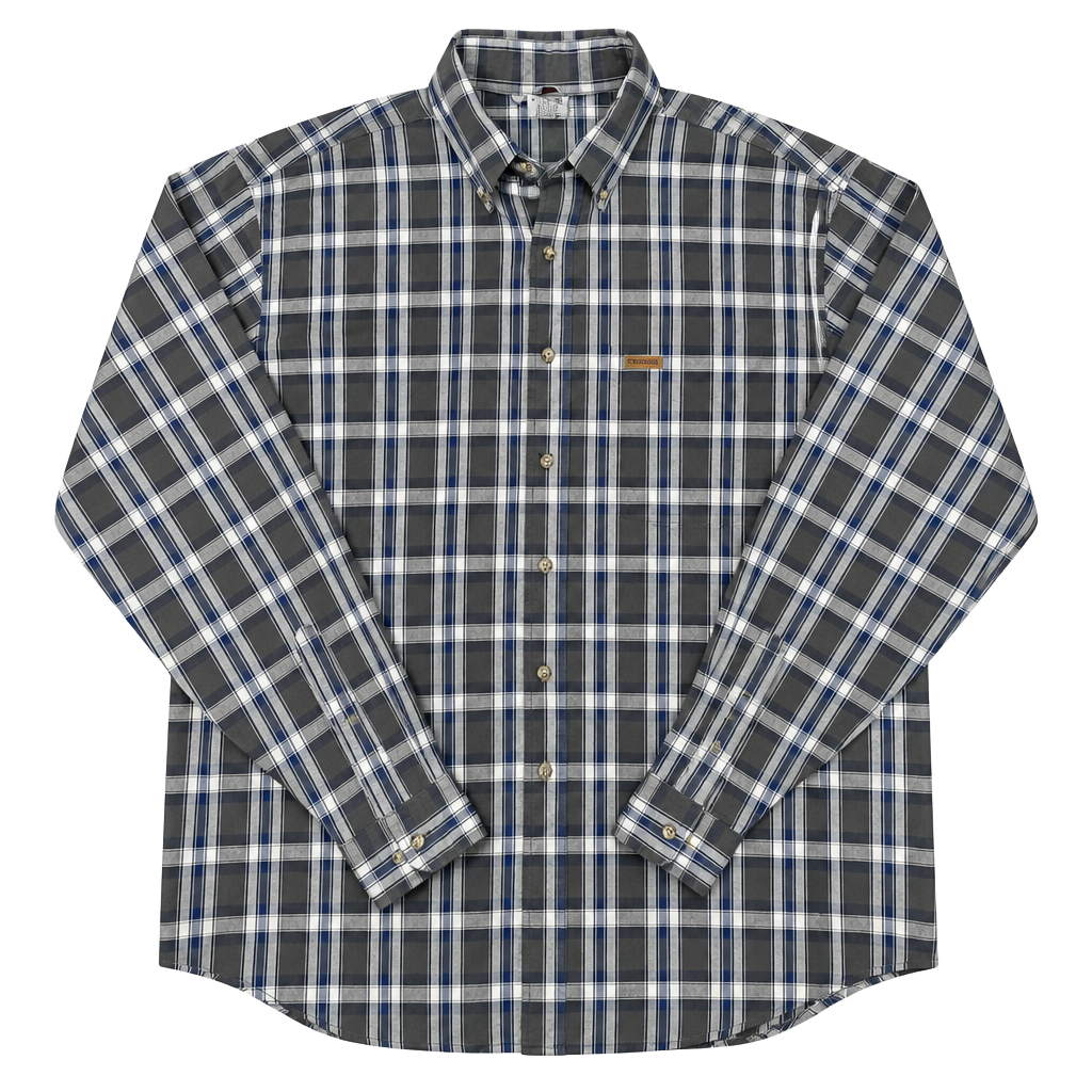 Carhartt Plaid Long Sleeve Button Down Shirt Size Large Tall 1