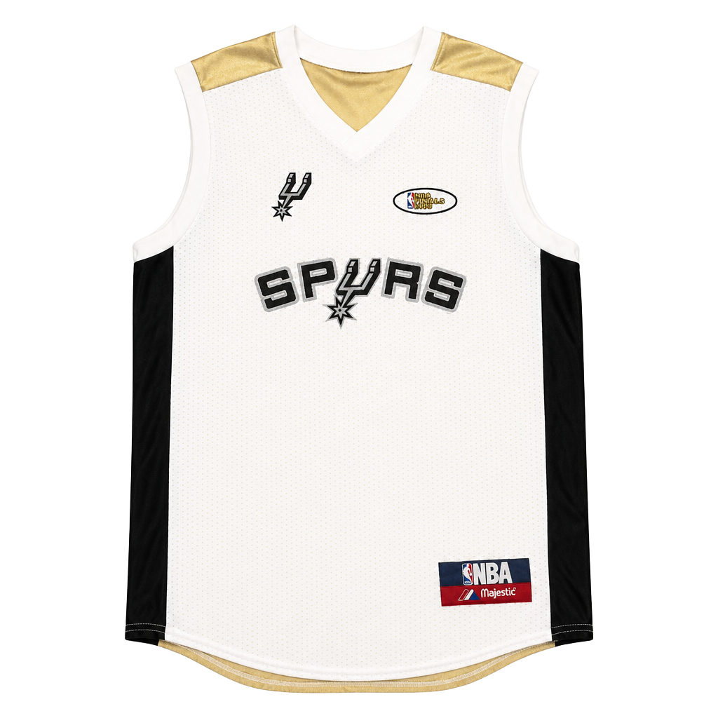 Vintage 2003 NBA Finals Tim Duncan San Antonio Spurs Jersey XL VTG USA 1