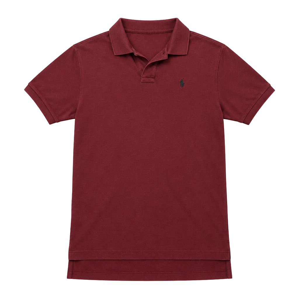 Polo by Ralph Lauren Polo Shirt Size S Burgundy Cotton Short Sleeve 1