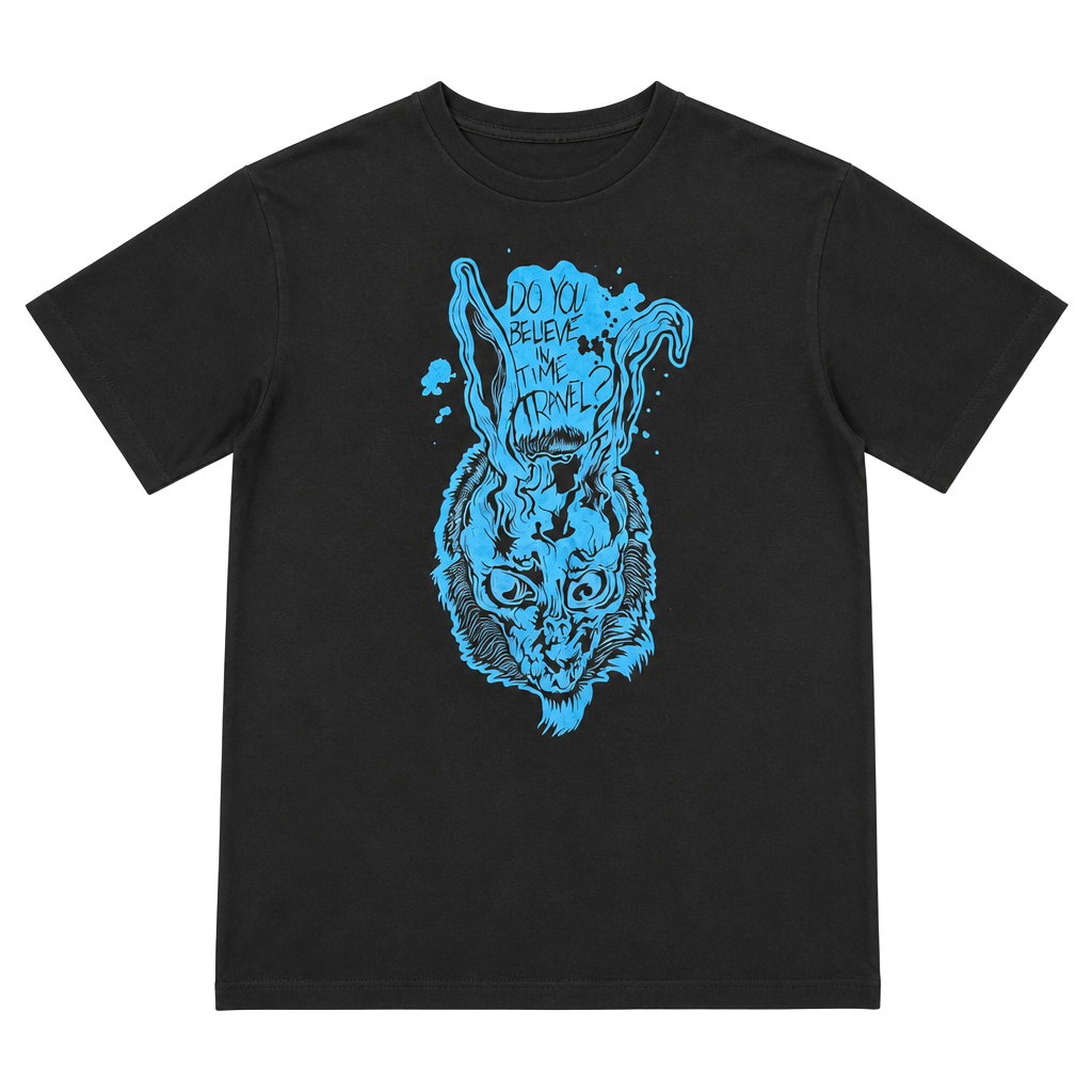 Donnie Darko Frank The Rabbit Do You Believe In Time Travel Graphic T-Shirt Medium 1