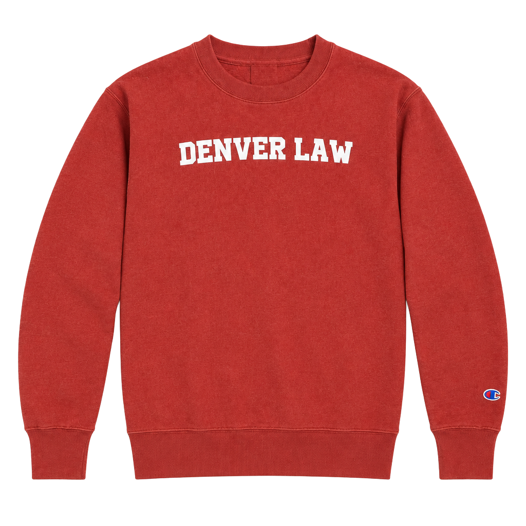 Champion Reverse Weave Denver Law Sweatshirt Size Medium 1