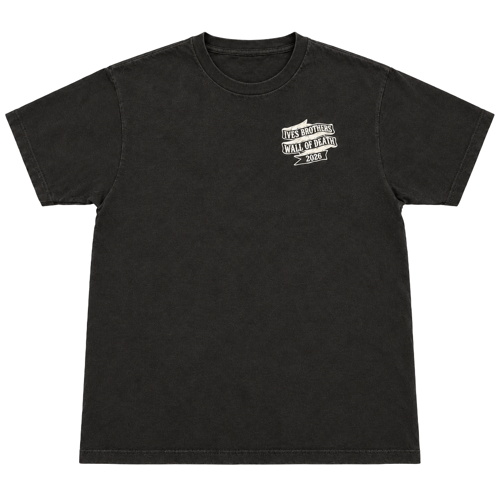 American Apparel Ives Brothers Wall of Death T-Shirt Size XL 1