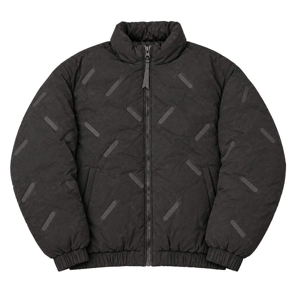 YoungLA Puffer Jacket Size XL Black 1