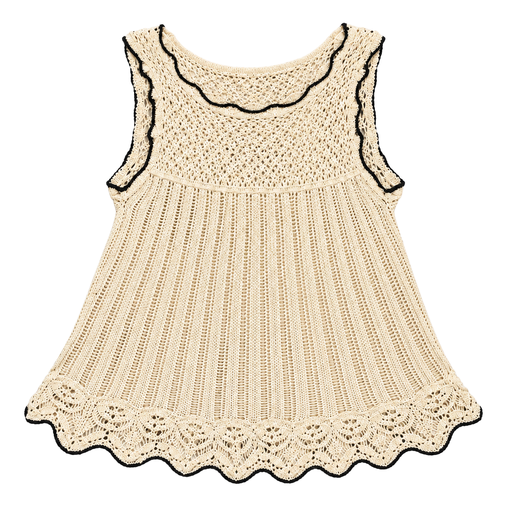 AE Mixed Stitch Sweater Tank Top 1