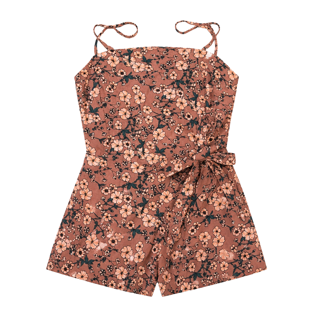 Princess Polly Pink Floral Tie-Front Mini Dress Size US 2 1
