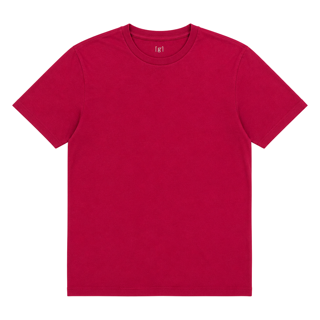 George Red Short Sleeve Crewneck T-Shirt Men's Size M 1