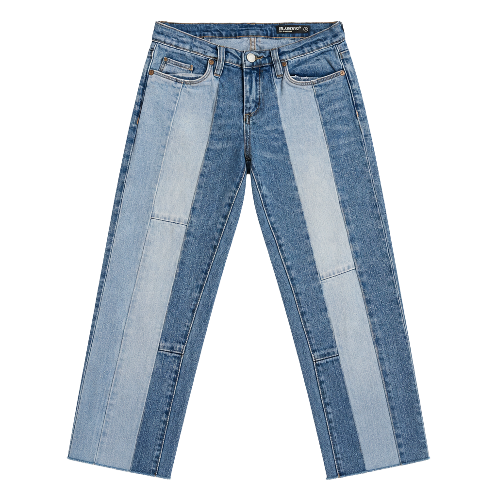 BlankNYC The Reade Crop Patched Skinny Jeans Size 27 1