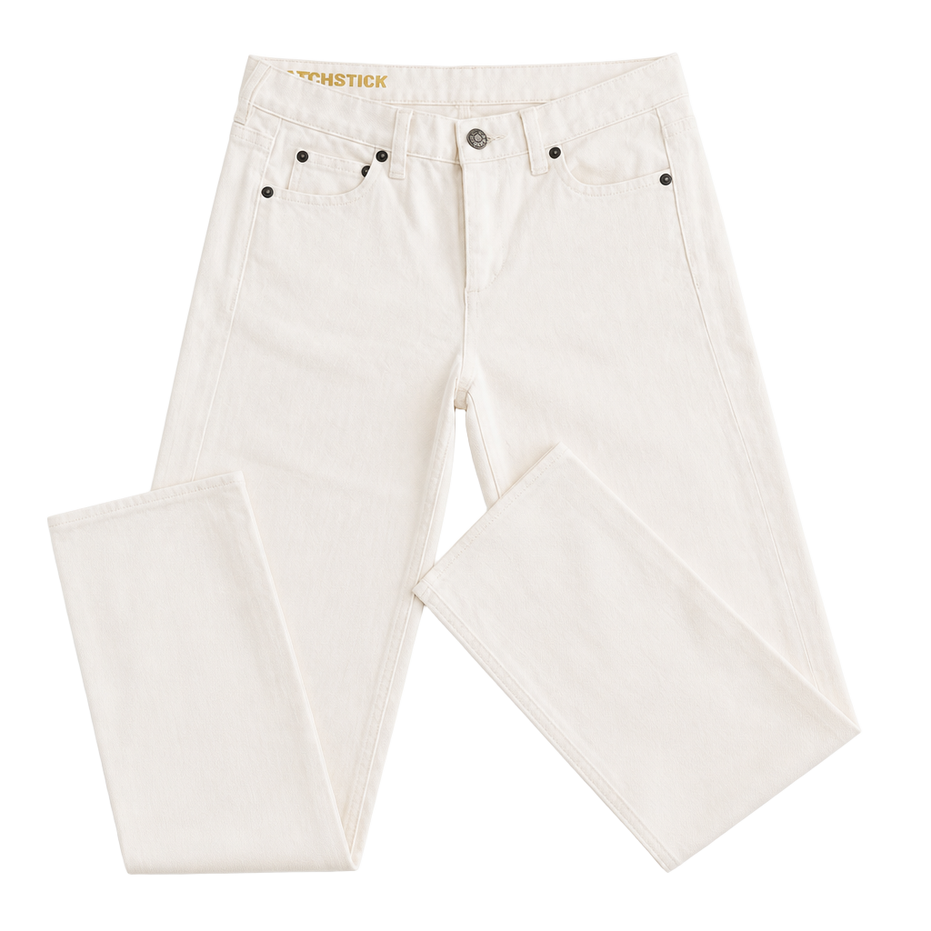 J.Crew Toothpick White Stretch Denim Jeans Size 26/S 1