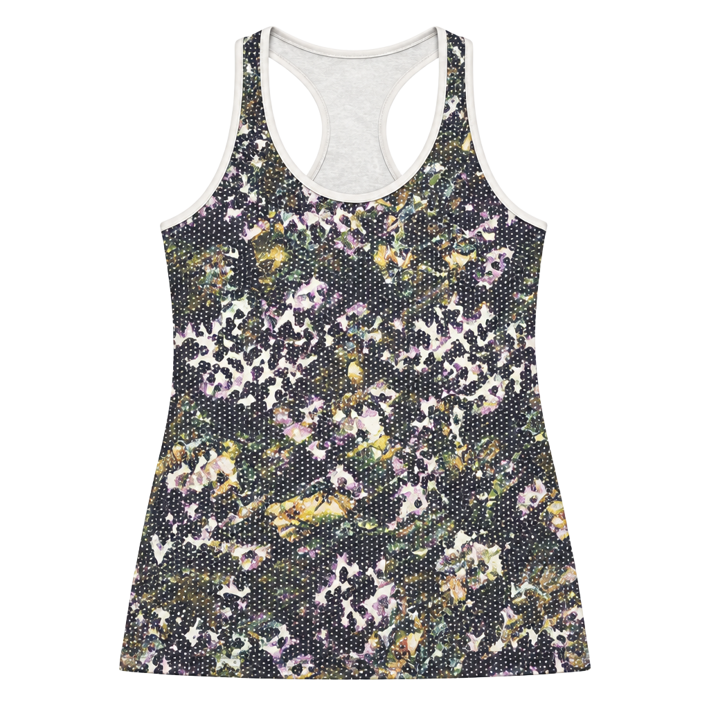 Lululemon Power Y Tank Size 8 Multicolor Floral Built In Bra 1