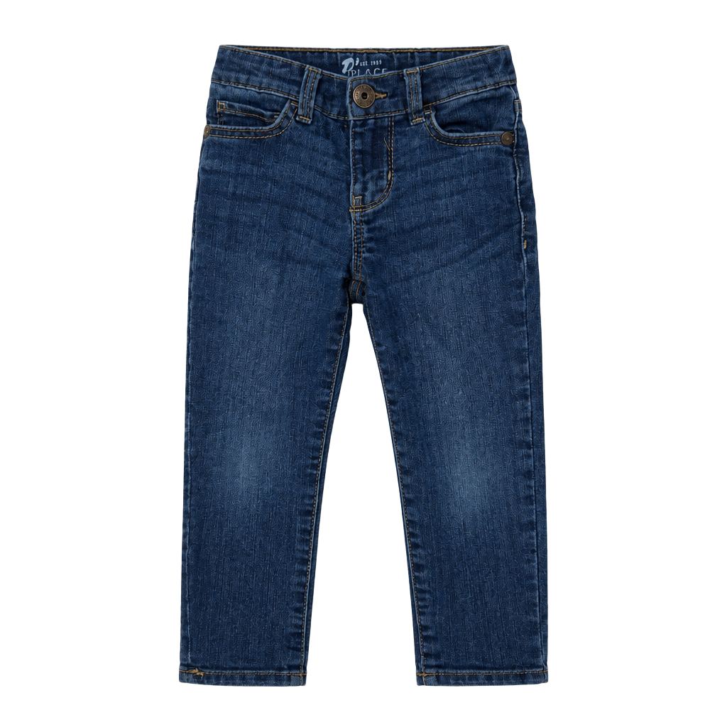 OshKosh B'gosh Toddler Dark Blue Wash Super Skinny-Leg Jeans 1