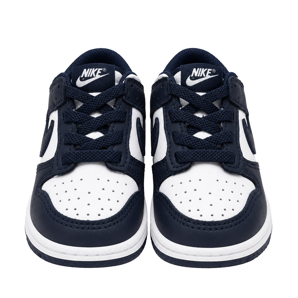 Nike Dunk Low TD Midnight Navy White Toddler Sneakers 5C 1