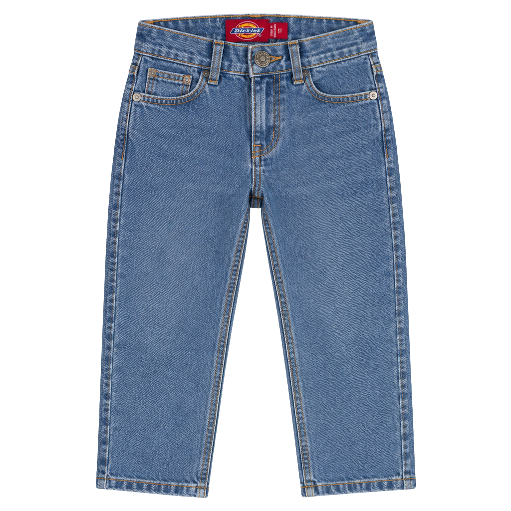 Dickies Straight Leg Jean capri Size 13 Light Wash Denim 1