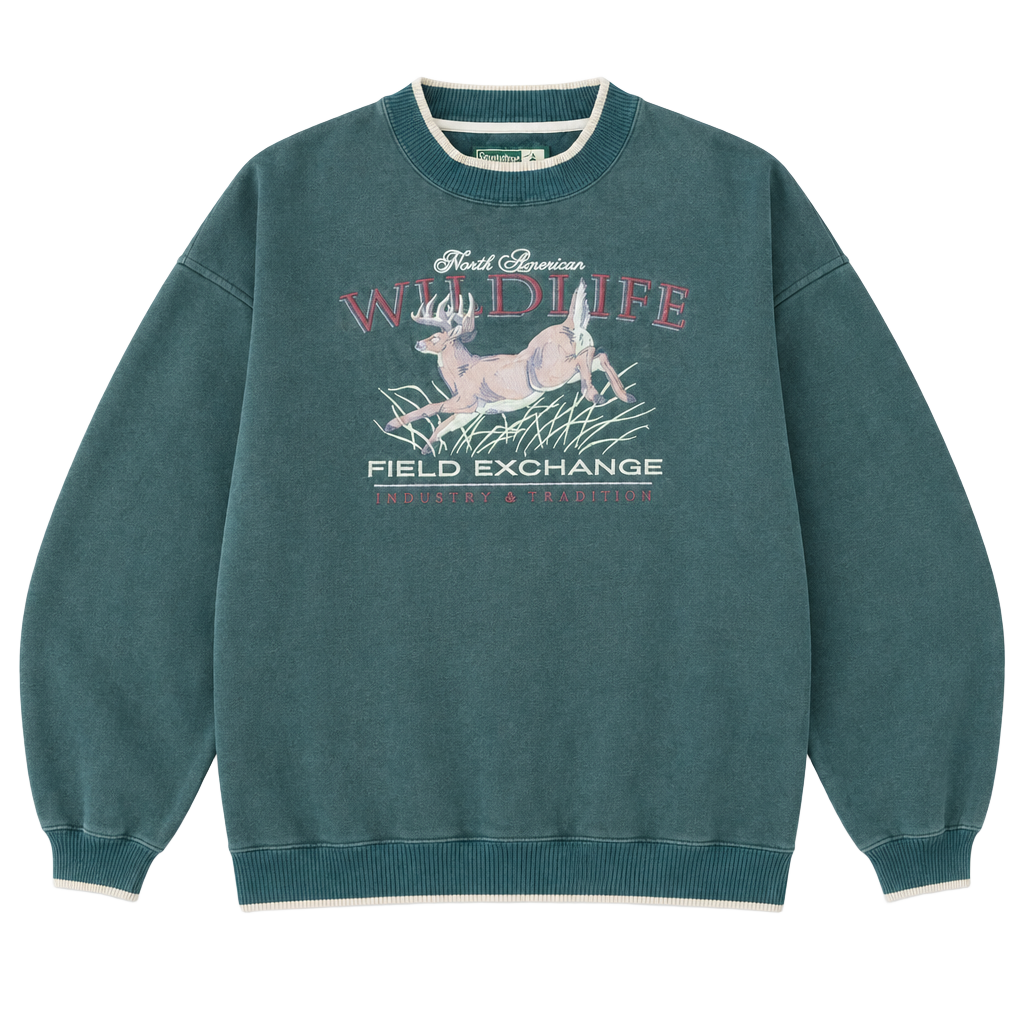 Vintage 90s Snowshoe Thompson Wildlife Graphic Sweatshirt 1