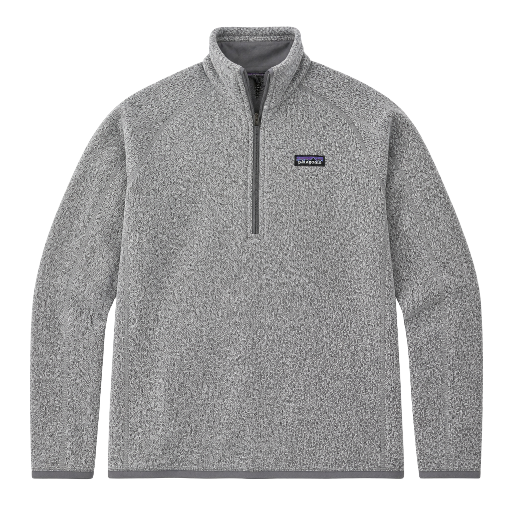 Patagonia Better Sweater 1/4-Zip Fleece Pullover Grey Size S 1