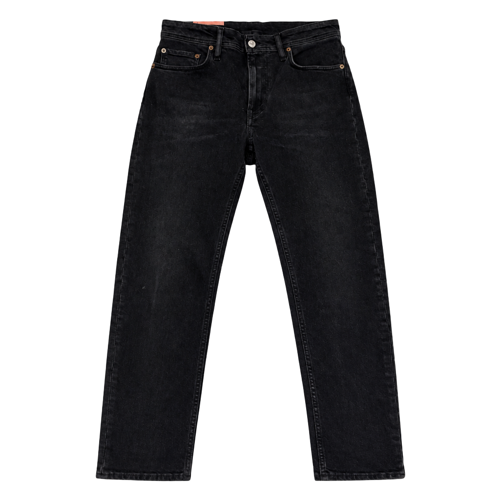 Acne Studios Blå Konst Melk Used Black Jeans 1