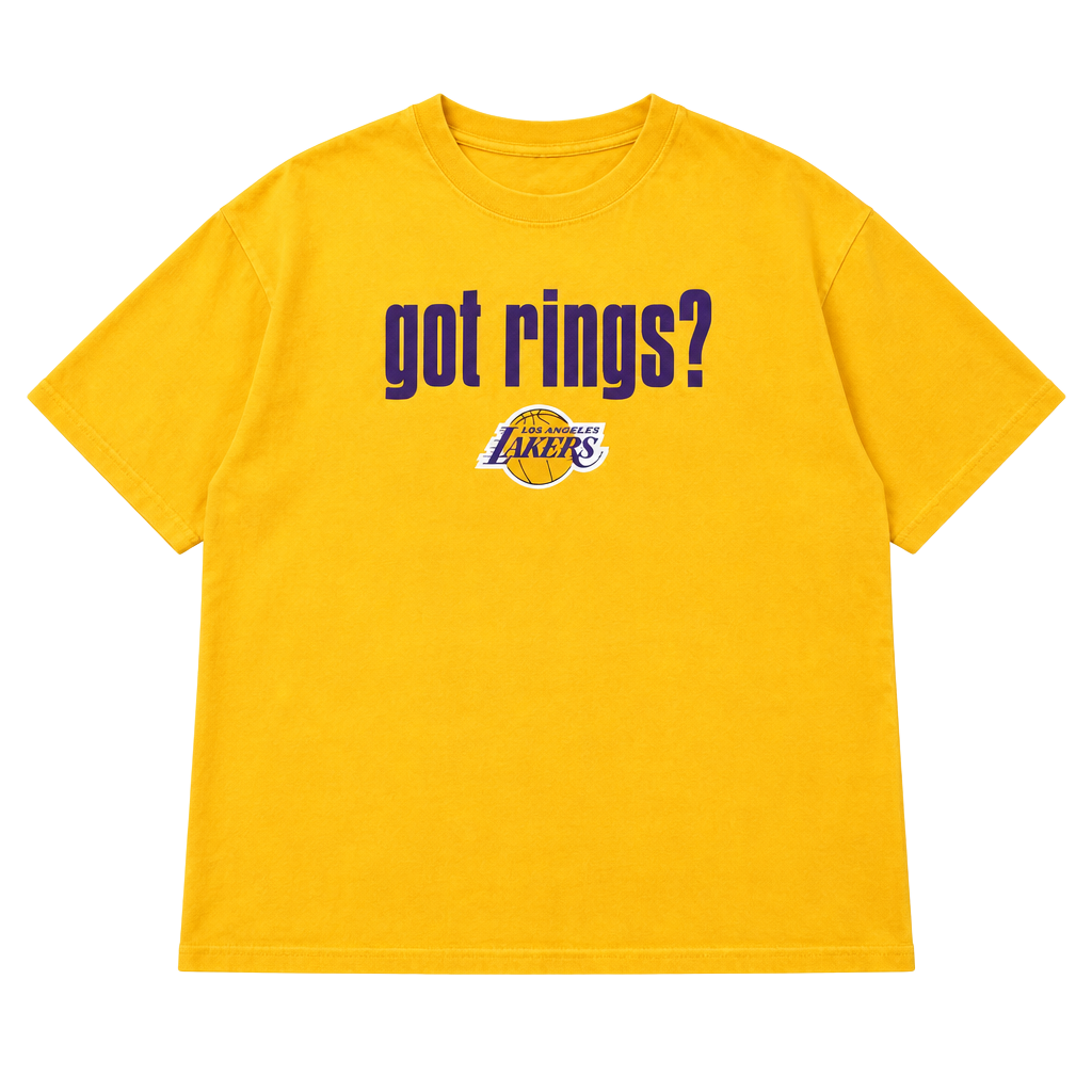 Los Angeles Lakers Got Rings? T-Shirt Gold 1