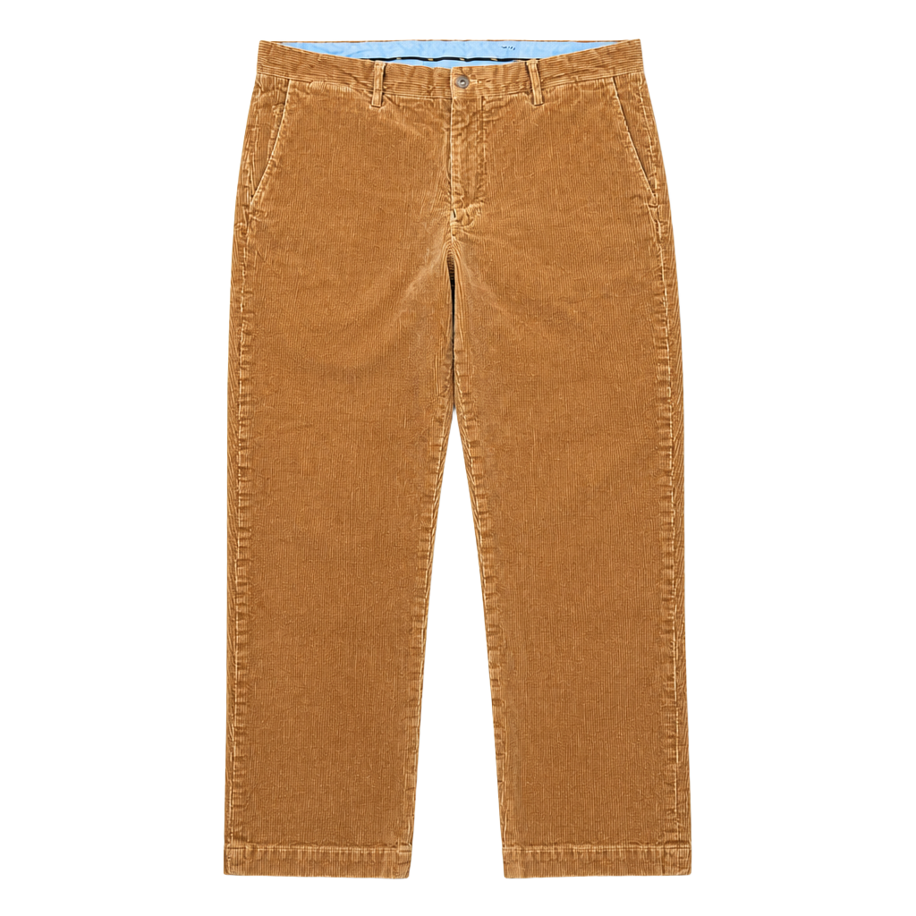 Polo Ralph Lauren 32/32 Tan Brown Corduroy Slim Fit Stretch Trousers 1