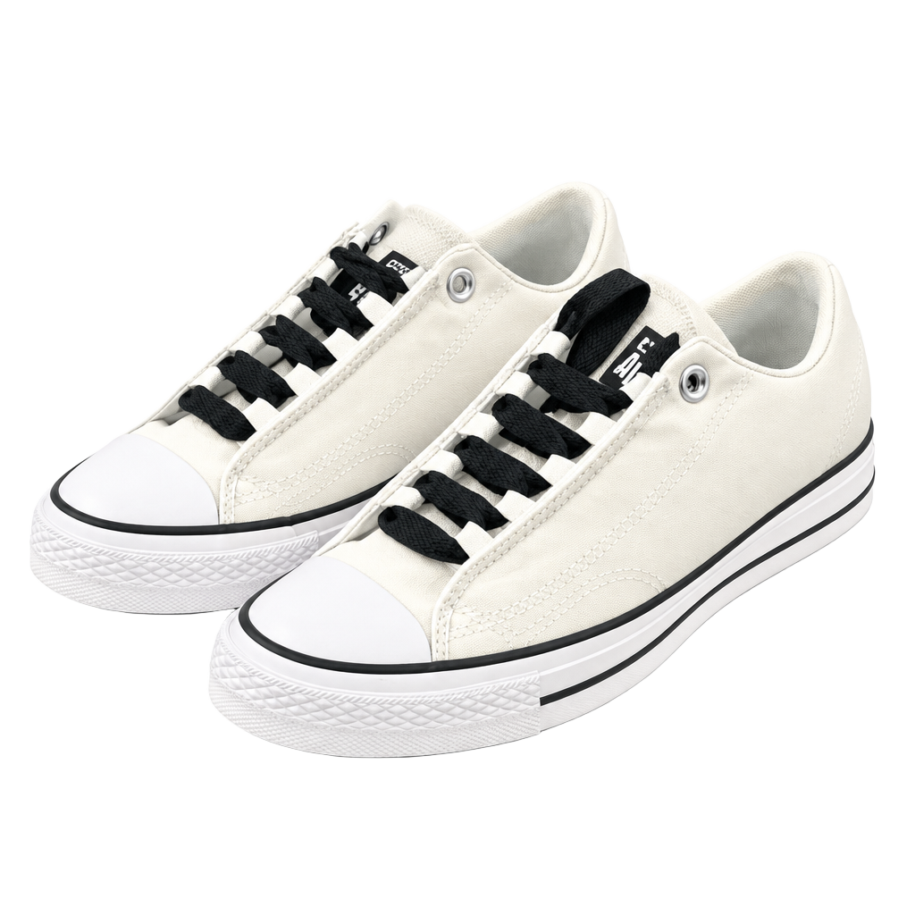 8M / 9.5W - Converse Chuck Taylor All Star Low Puff White Black A14722C 1