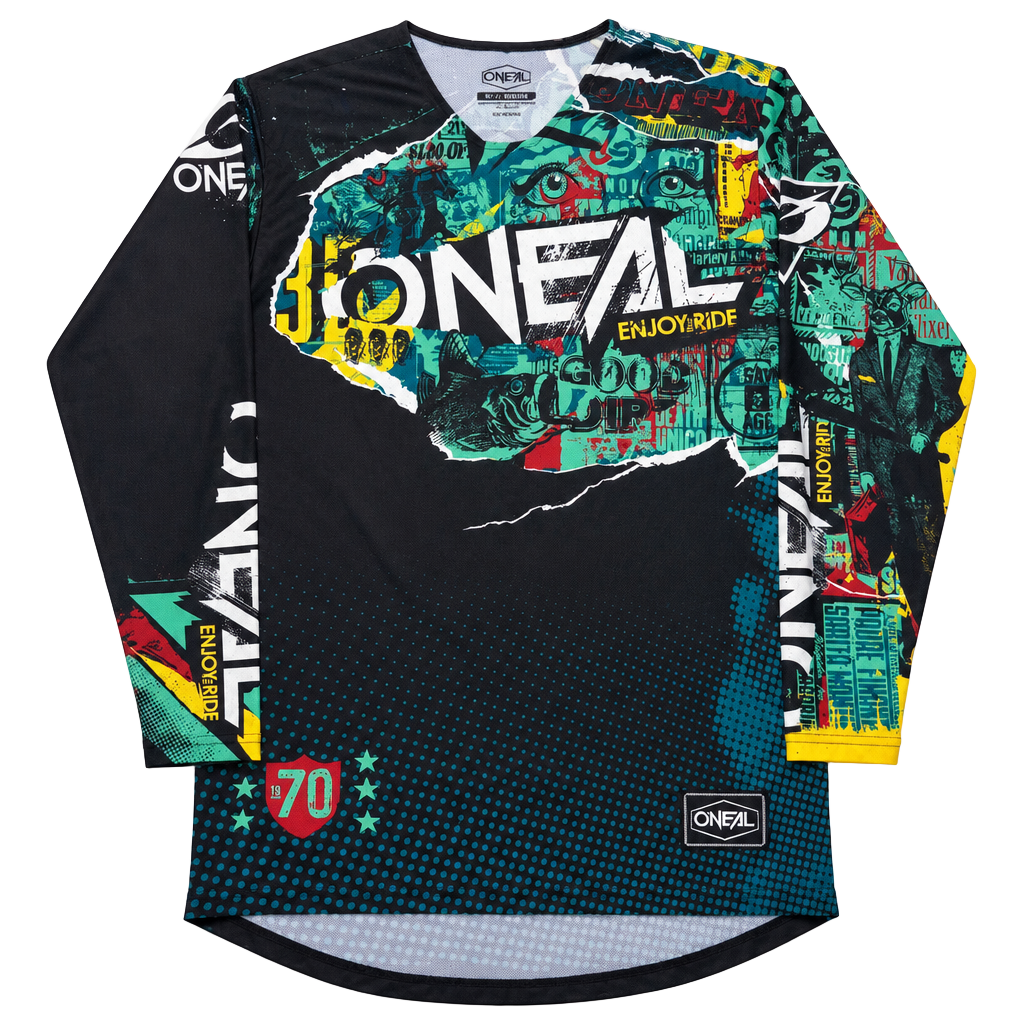 O'Neal Decent Faze Long Sleeve Jersey Size Medium 1