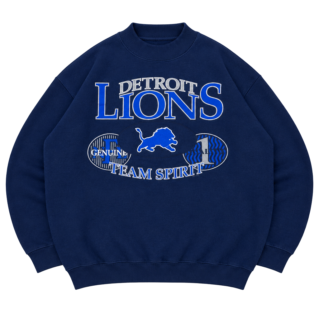 Cliff Engle Detroit Lions 1992 Vintage Sweatshirt One Size Fits Most 1