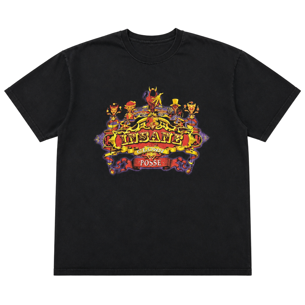 M&O Knits Insane Clown Posse T-Shirt Size XXL Black Graphic Tee 1