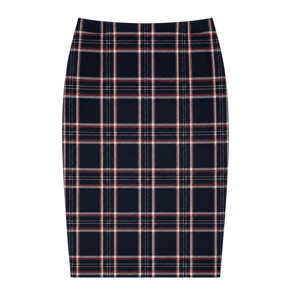 Philosophy Republic Clothing Women's Plaid Pencil Skirt Size Medium 1