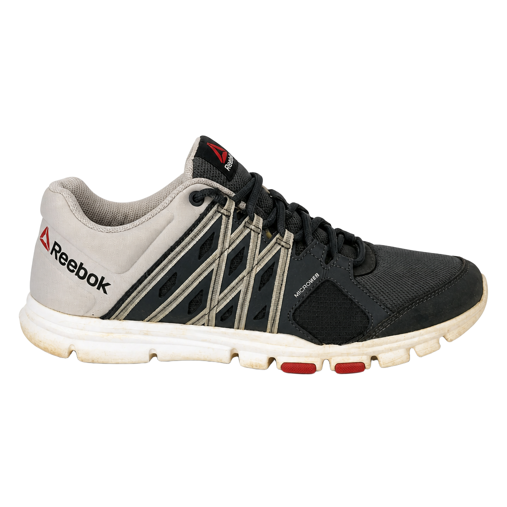 Reebok Mens Yourflex Train 8.0 LMT Training Shoes Black Slate Navy White 1
