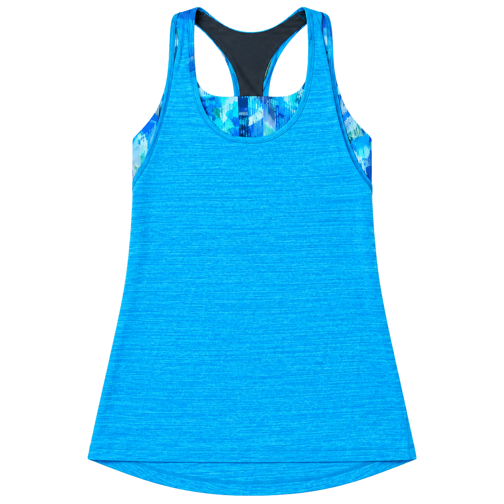 Lululemon Twist & Toil Tank Blue Heathered 1