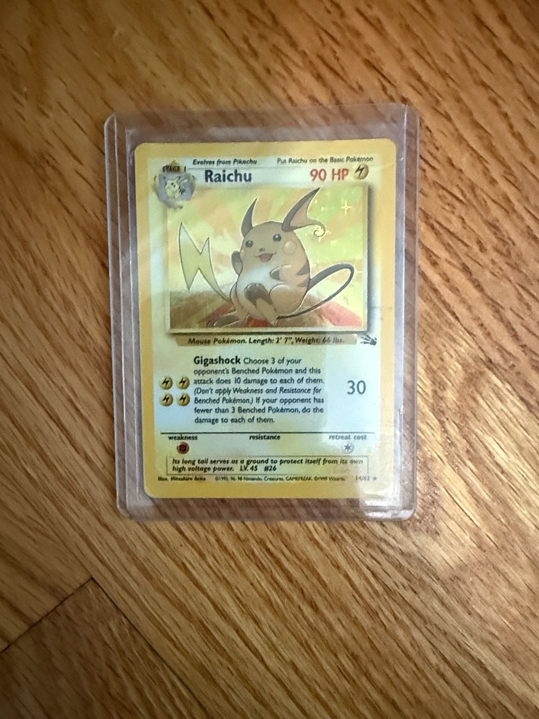 Raichu 14/62 1999 1