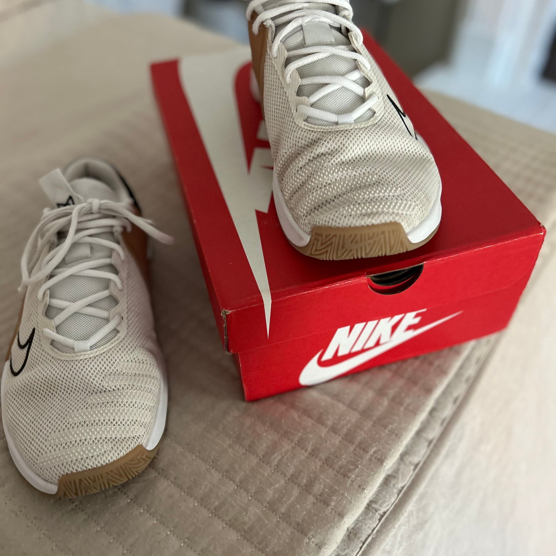 Nike Metcon 9 AMP Phantom HyperLift Mens Size 11.5 White Athletic Training Shoes 6