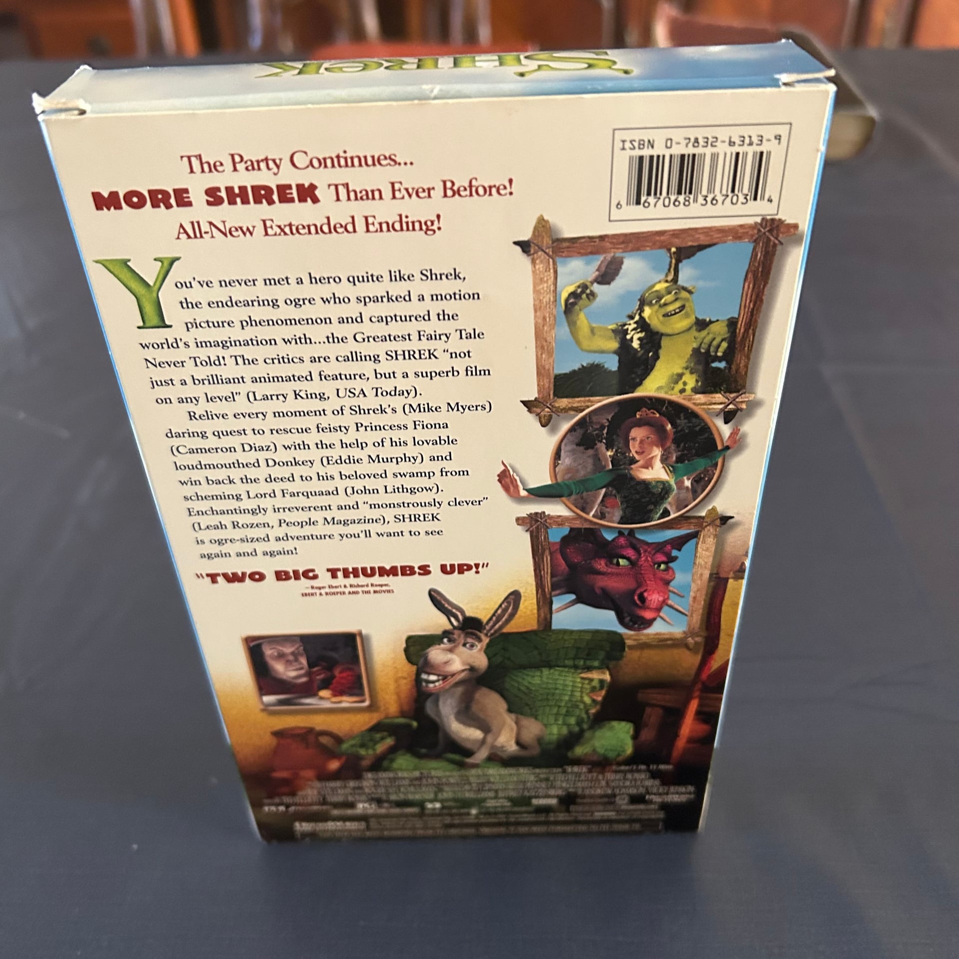 Shrek Special Edition Big Box VHS (2001) Dreamworks 2