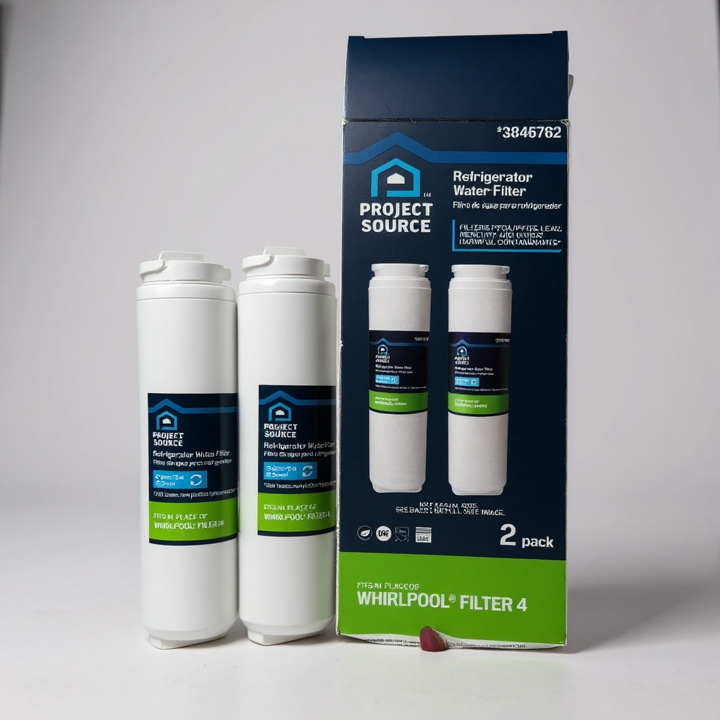 Project Source Twist-in Refrigerator Water Filter M-2 Fits Whirlpool Filter 4 4