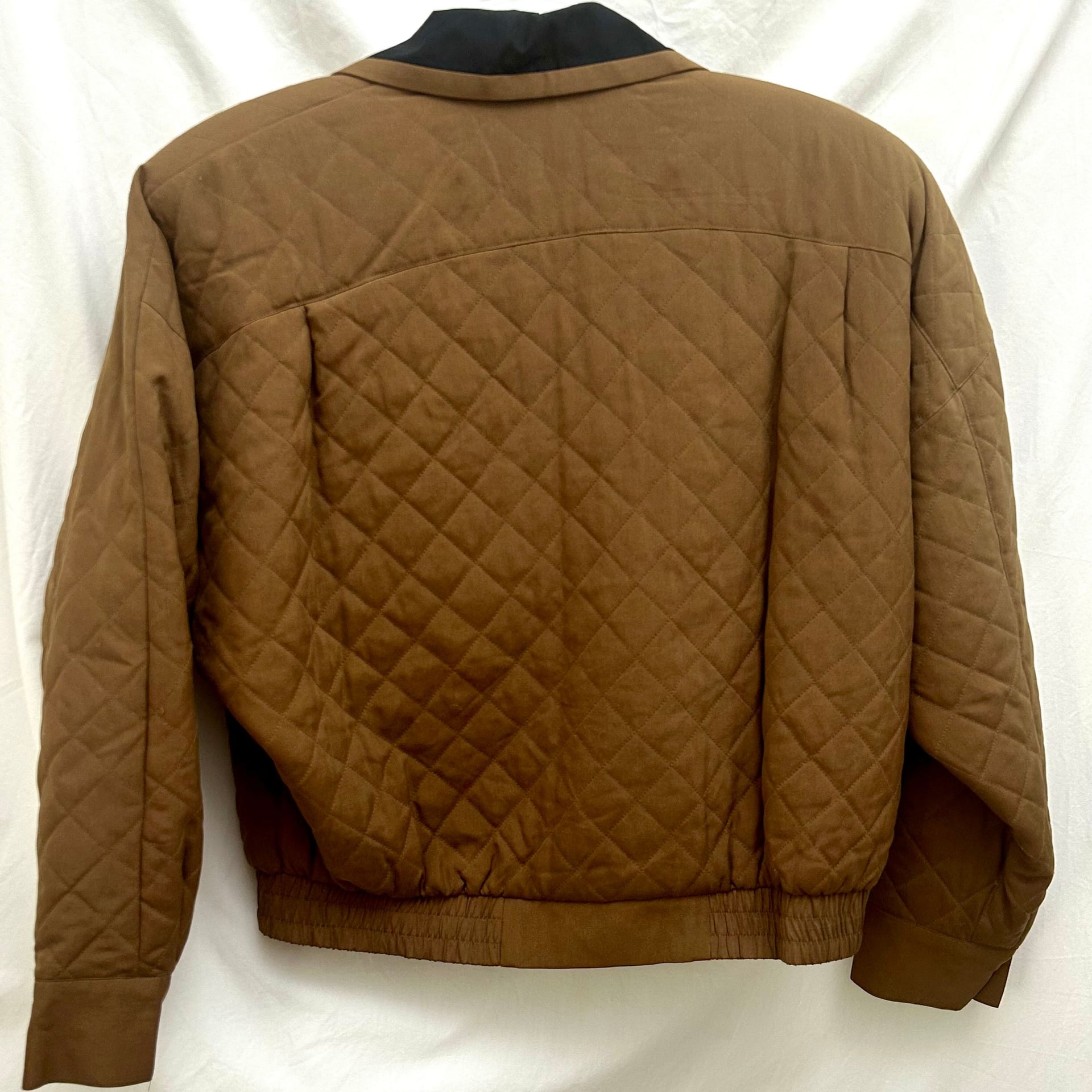 Vintage Carlisle Silk Jacket Women's Sz 2 Quilted Preppy Button Front Outerwear 2