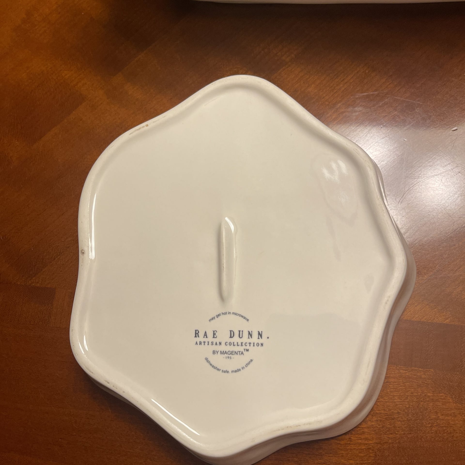 Rae Dunn Artisan Collection By Magenta “Sunny” Egg Shaped Plate 2