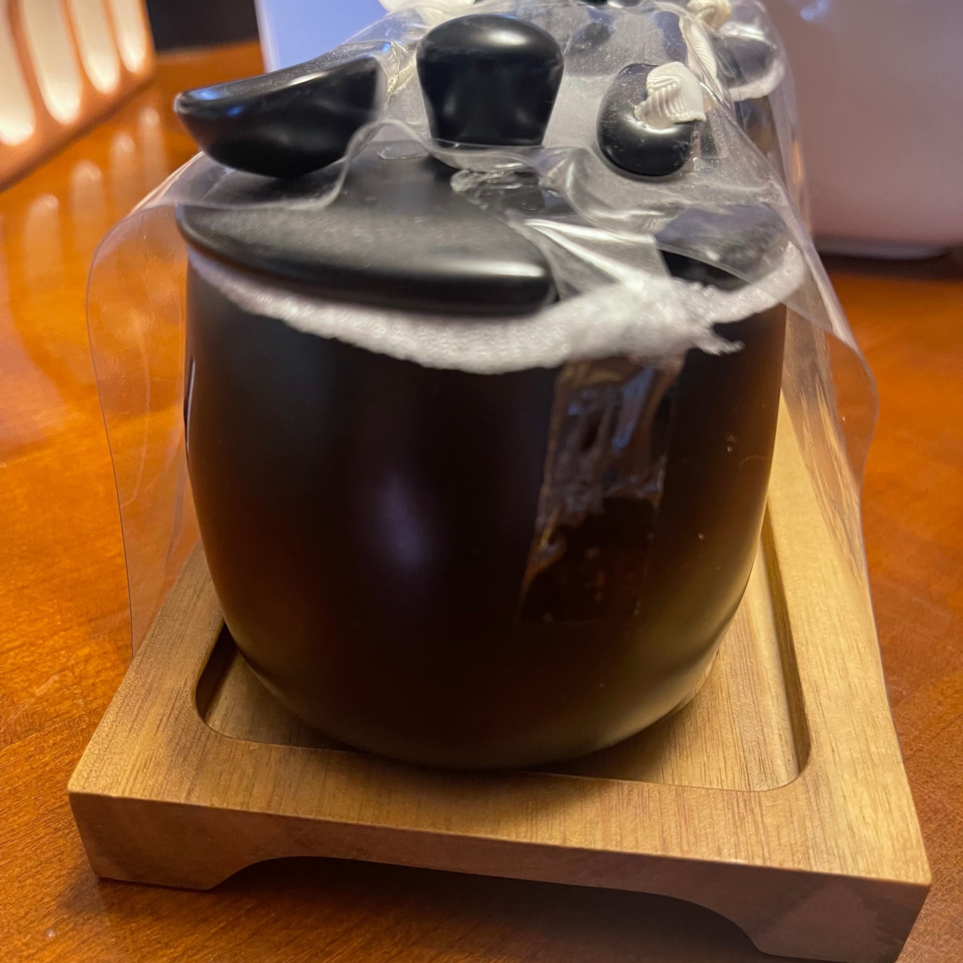 Rae Dunn Jam and Jelly Black Ceramic Jar Set with Spoons 3