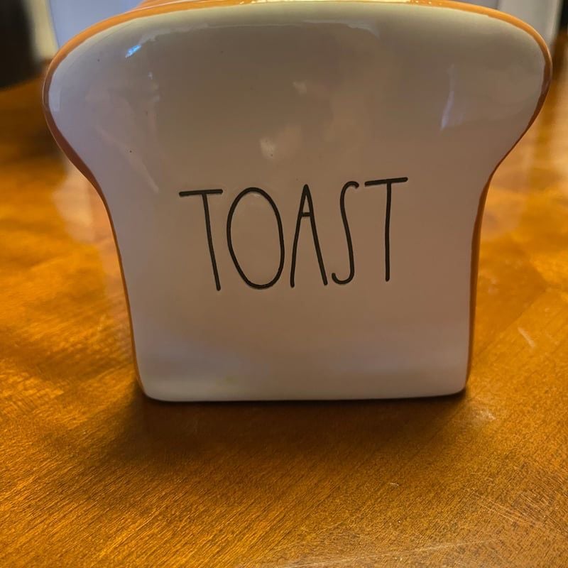 Rae Dunn By Magenta Artisan 4 Slice Toast Holder Dish 2