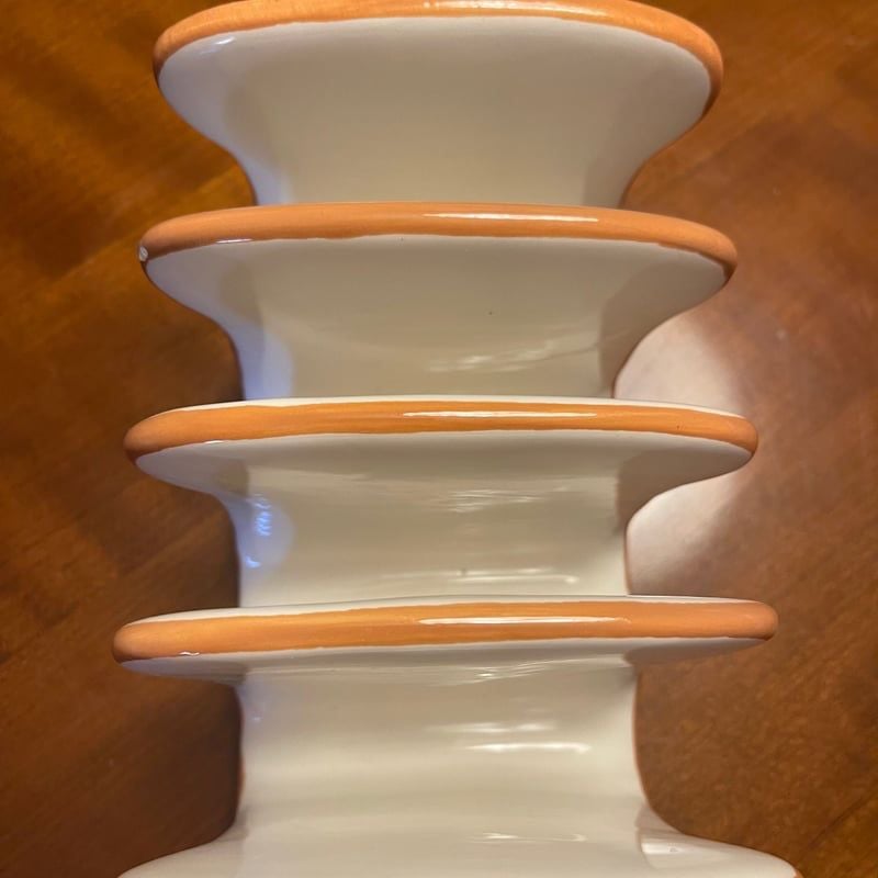 Rae Dunn By Magenta Artisan 4 Slice Toast Holder Dish 5