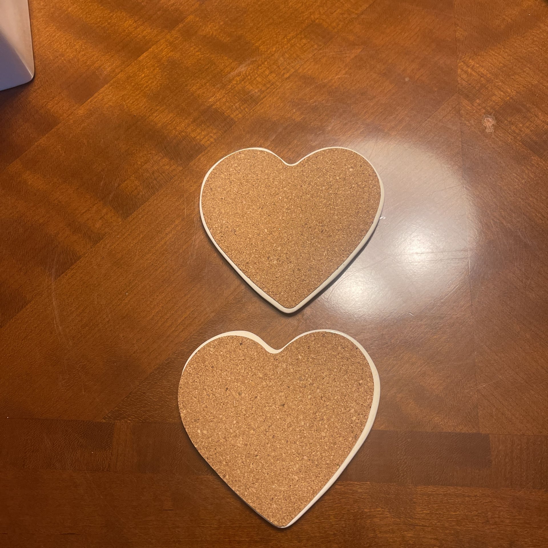 Rae Dunn Artisan Collection by Magenta - 2 piece set of "LOVE" Coasters - NEW 2