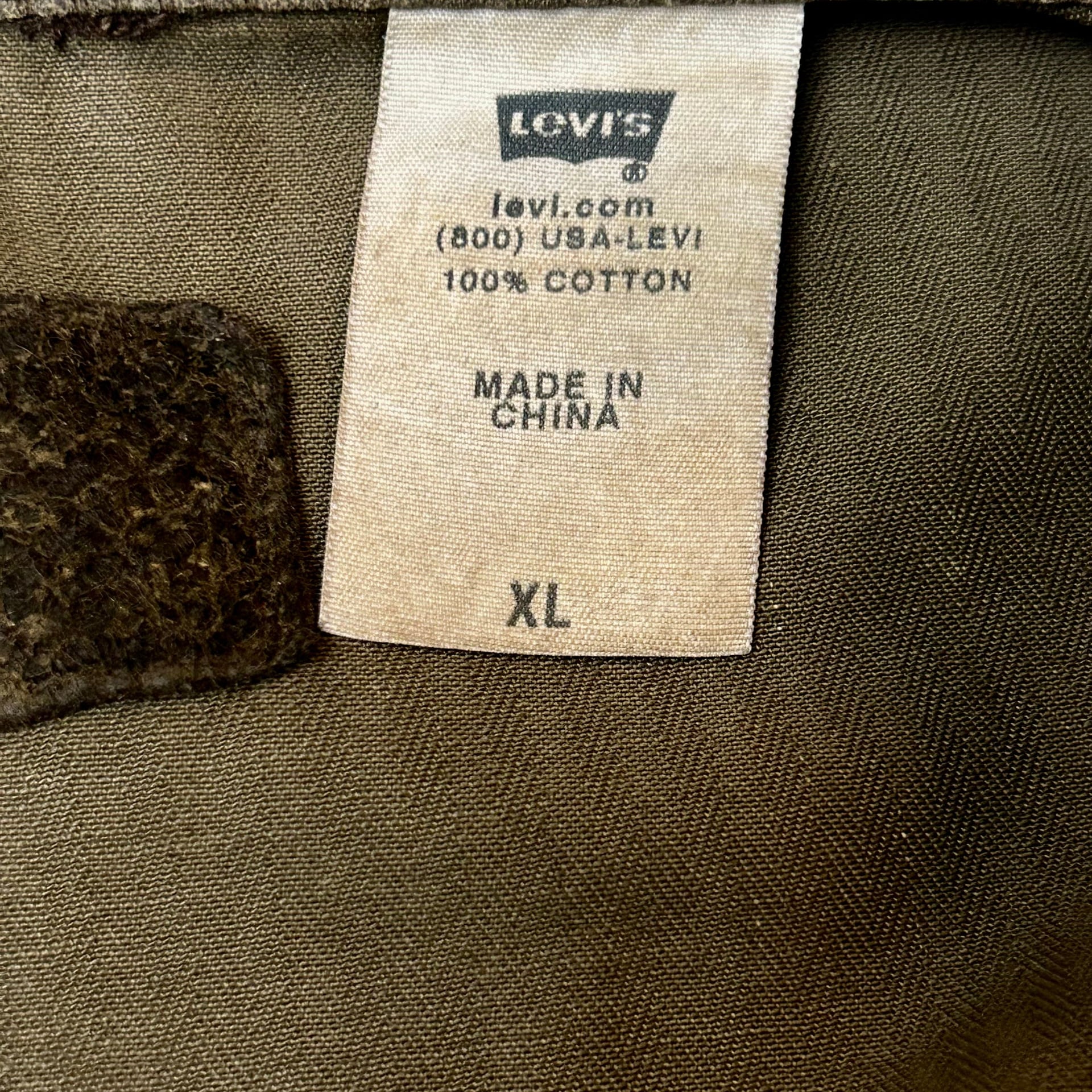 Levi's Vintage Clothing Short Cotton Jacket Retro Y2K Punk Rock Rebel XL 3