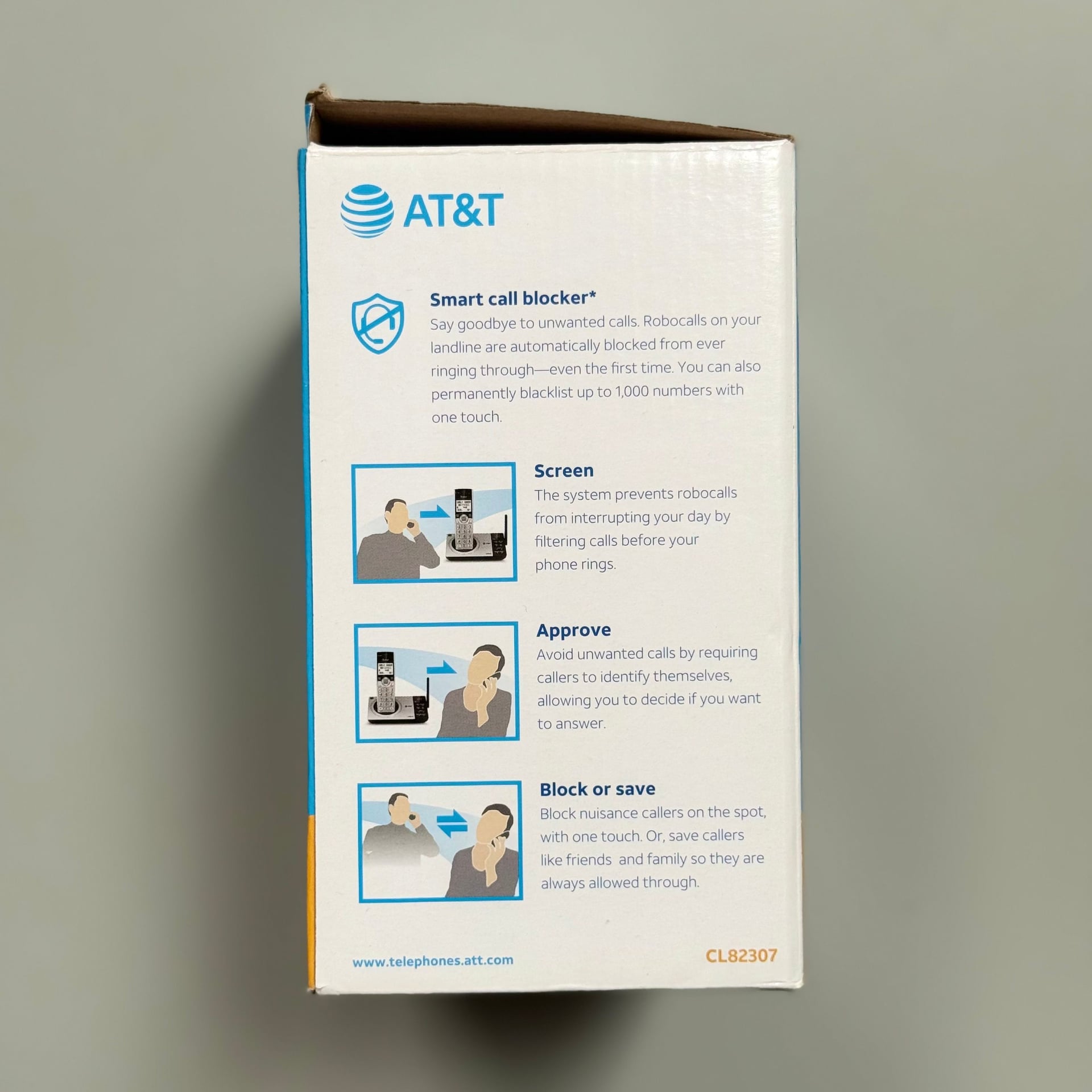 AT&T CL82307 3 Handset Digital Answering System Office Phone 3