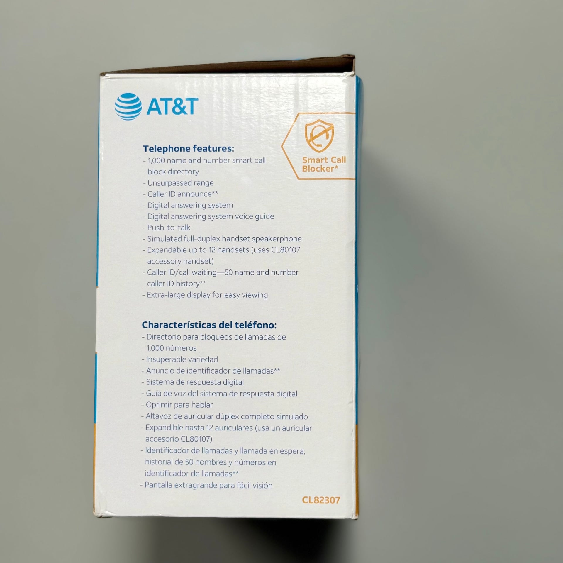 AT&T CL82307 3 Handset Digital Answering System Office Phone 4