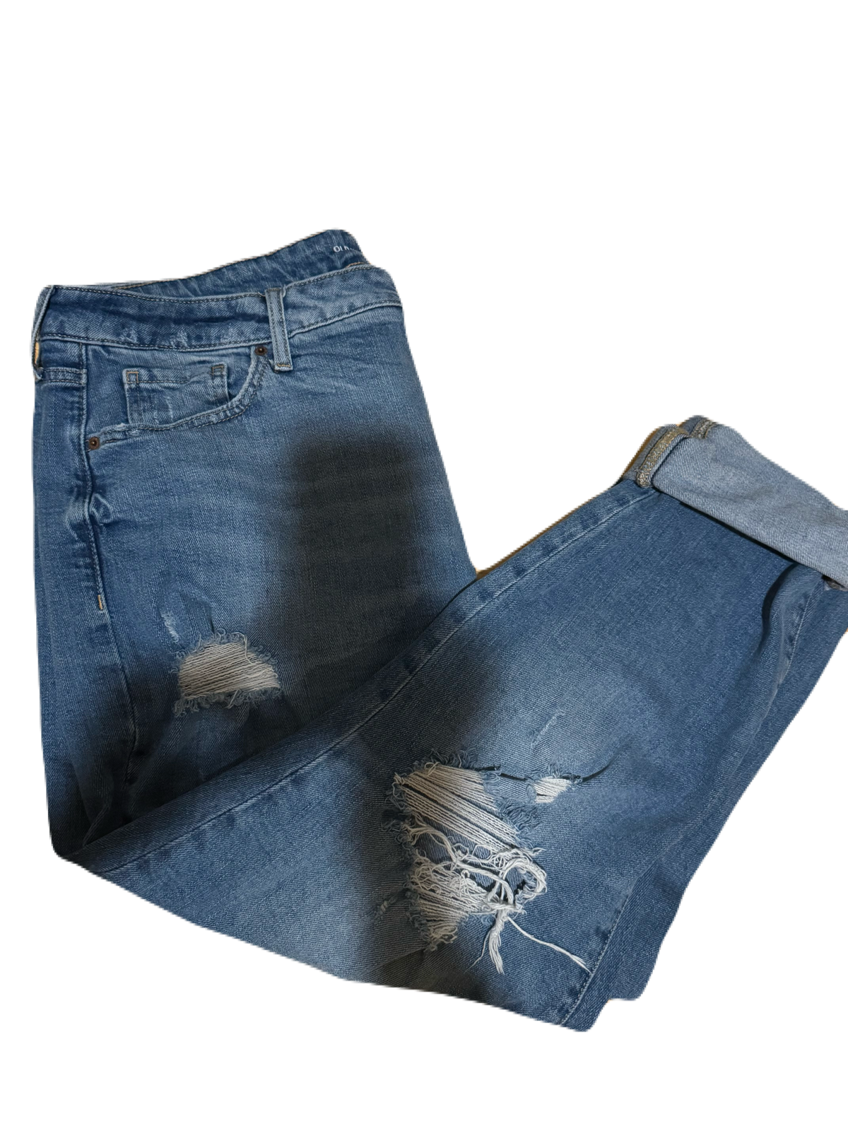 Old Navy High-Waisted OG Straight Ankle Jeans Size 18 2