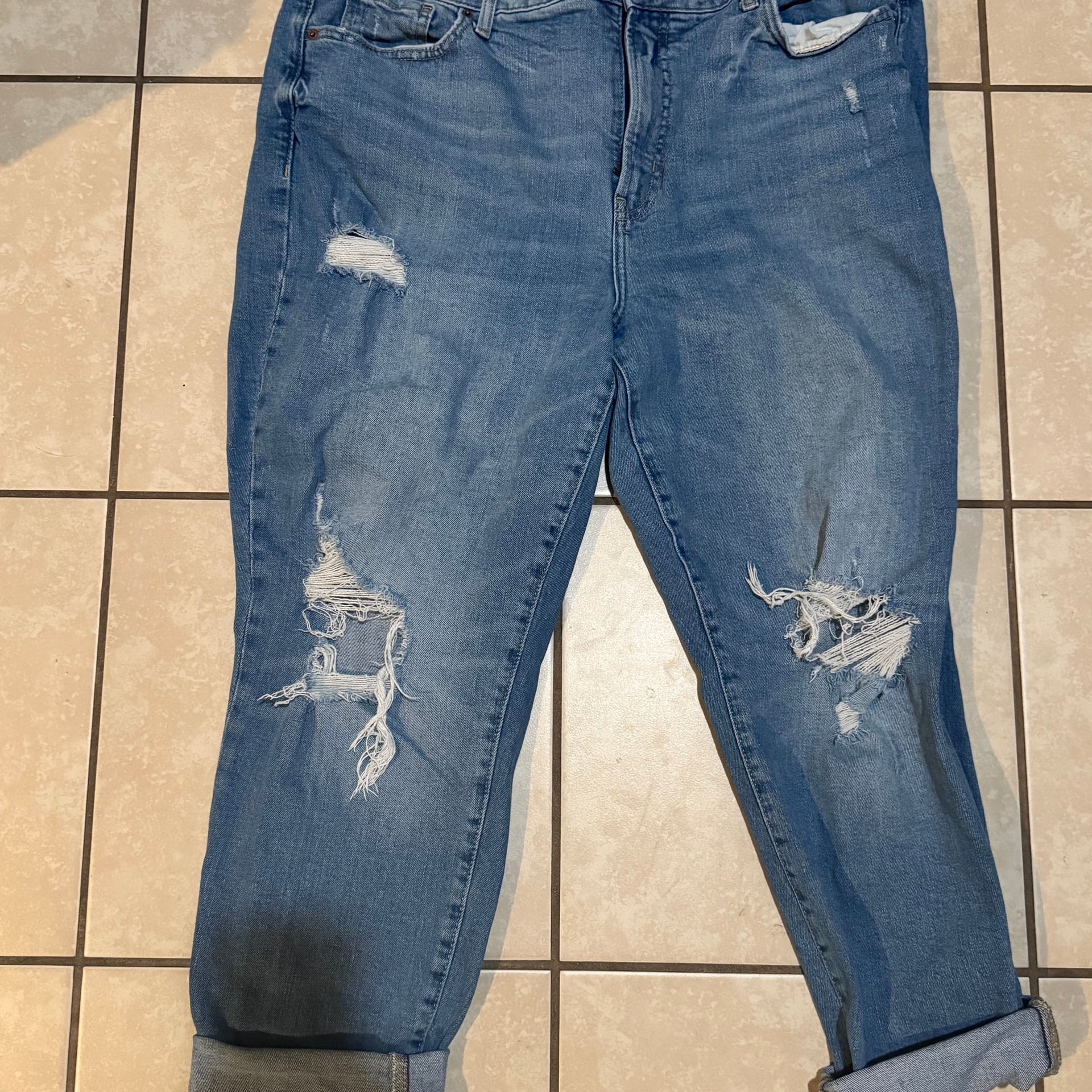 Old Navy High-Waisted OG Straight Ankle Jeans Size 18 3