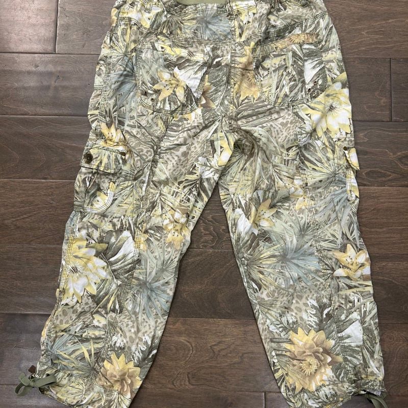 Chico's Brigitte Slim Ankle Palm-Print Pants 5