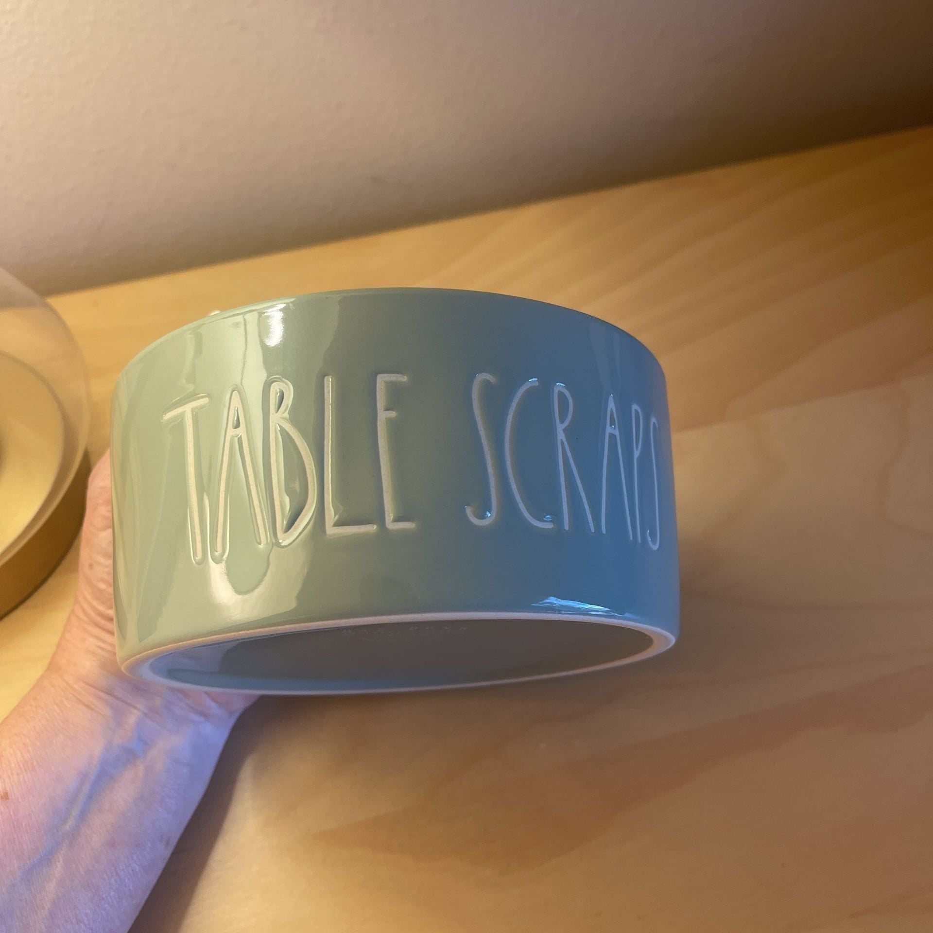 Rae Dunn Artisan Collection Nibble Ceramic Dog Bowl 1