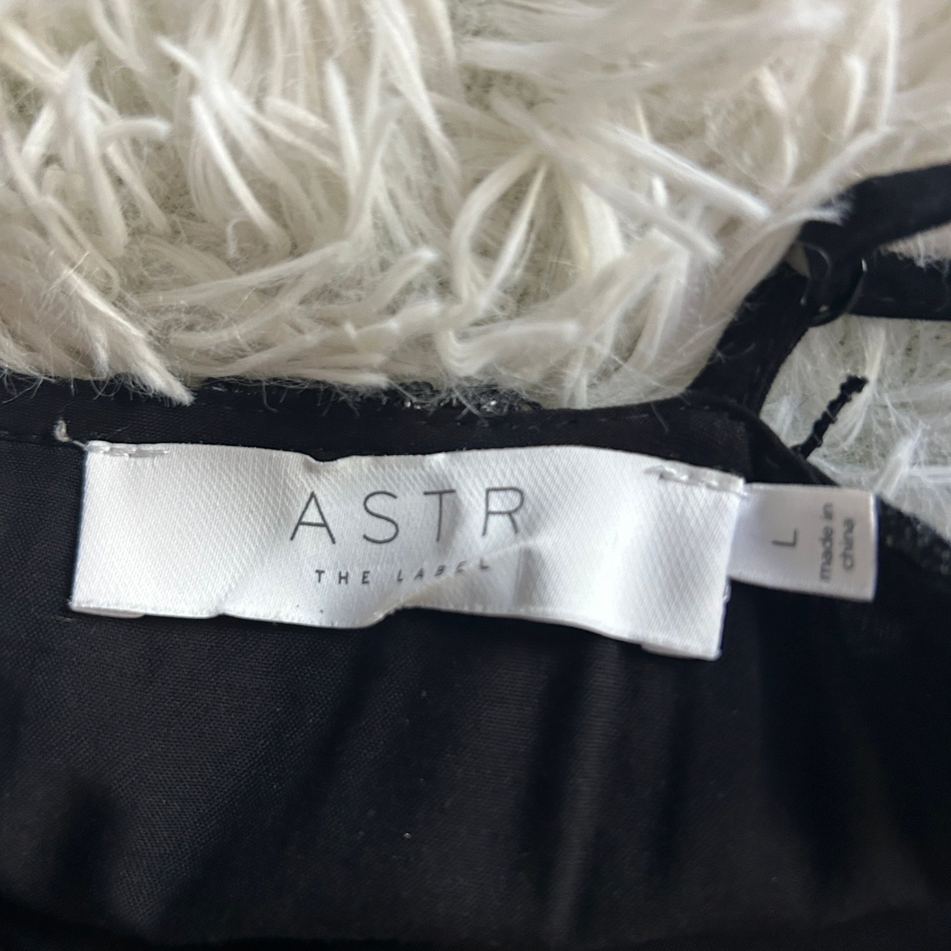 ASTR The Label Black Lace A-Line Midi Dress 8