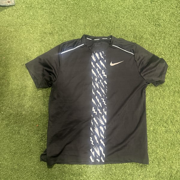 Nike Dri-Fit Miler Edge Graphic Print Performance T-Shirt