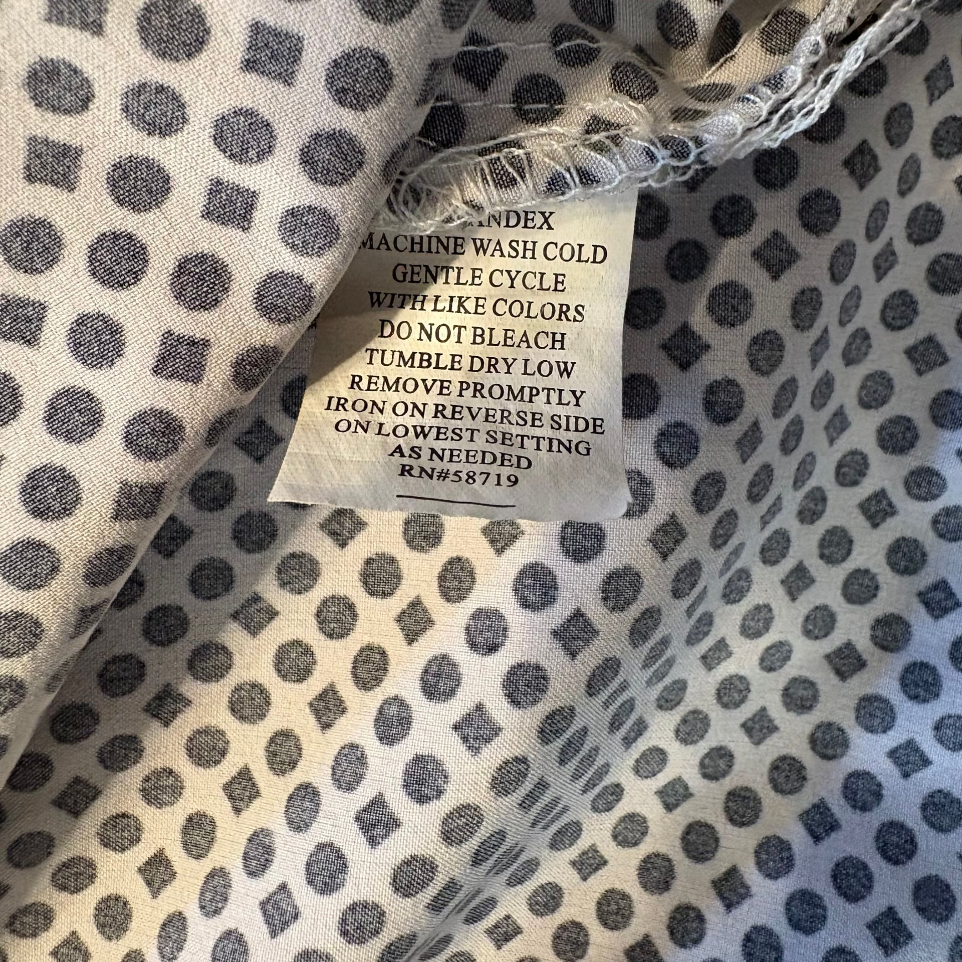 Notation The Portofino Shirt Black White Polka Dot Blouse 5