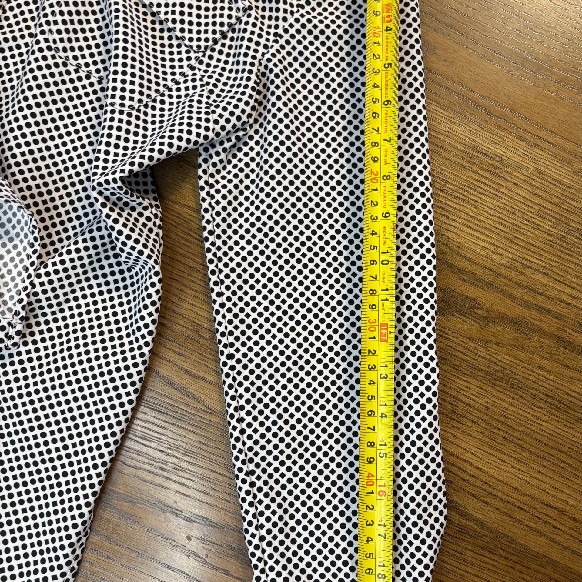 Notation The Portofino Shirt Black White Polka Dot Blouse 6