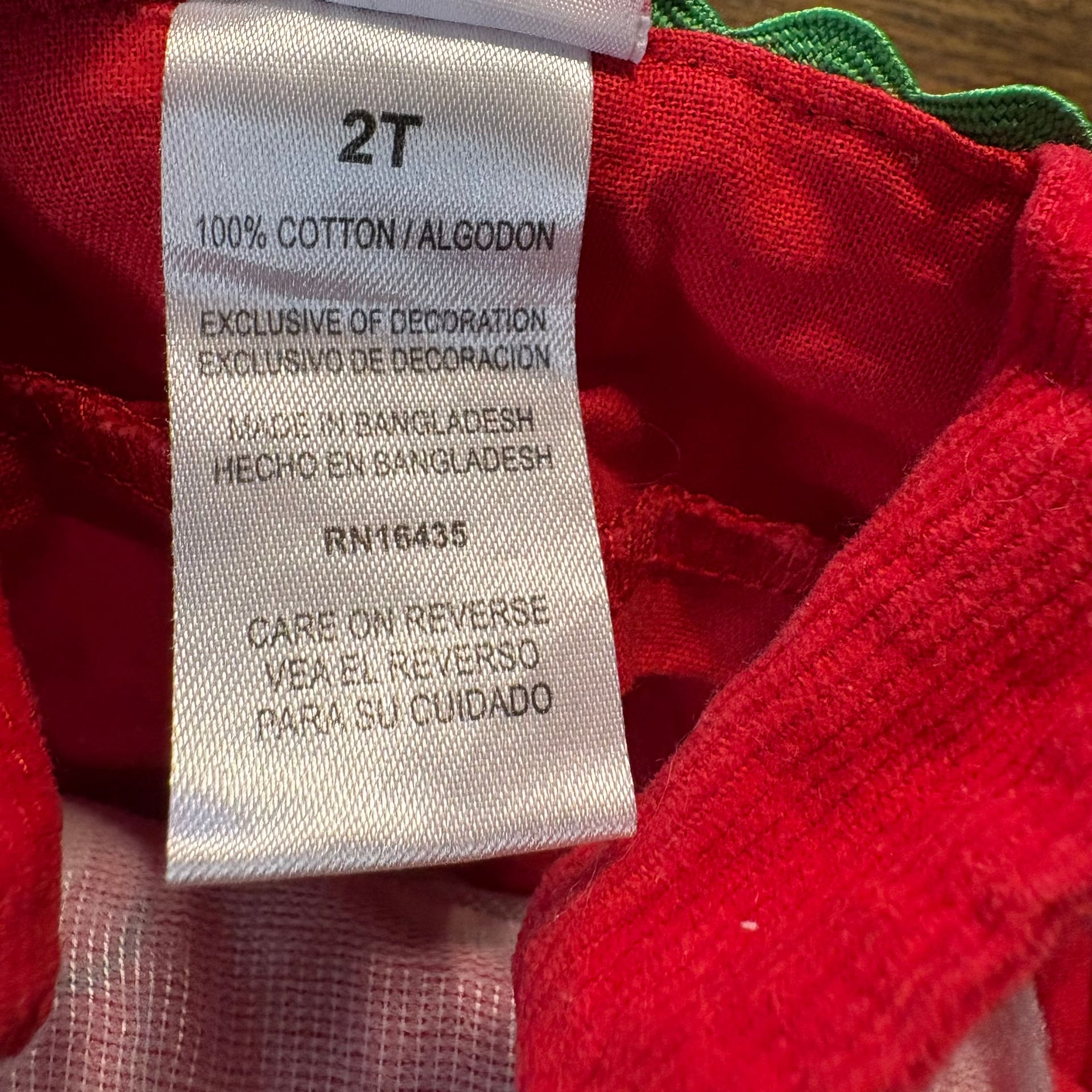 Nanetle Editions Christmas Candy Cane Corduroy Jumper Dress 24M 6